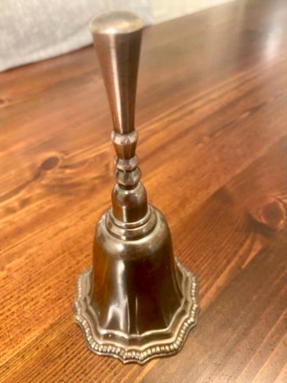 Vintage Avon Hudson Manor Silver Plated Hostess Bell 1970s Cottagecore